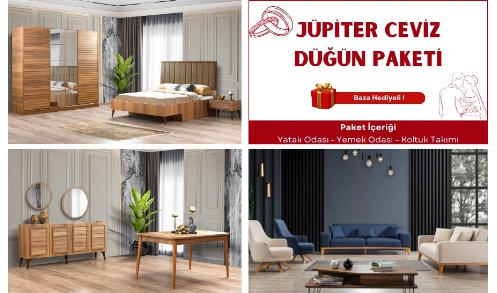 Jüpiter Ceviz Düğün Paketi